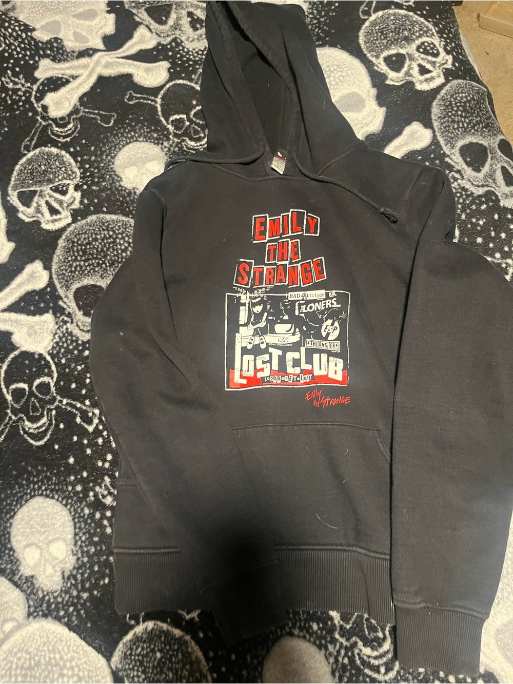 2005 size small Emily the strange hoodie